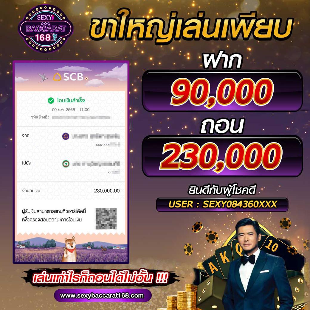 คืนยอดเสีย คาสิโนโปรโมชั่นแรง รับโบนัสทันที 2024
